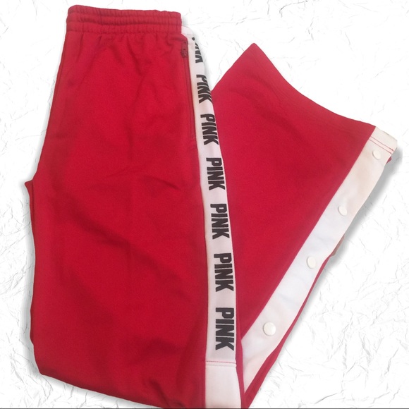 🚫 DONATED 🚫 VS Pink Side Snap Track Pants - Picture 2 of 5